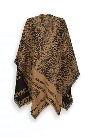 Poncho - Bruin en Zwart