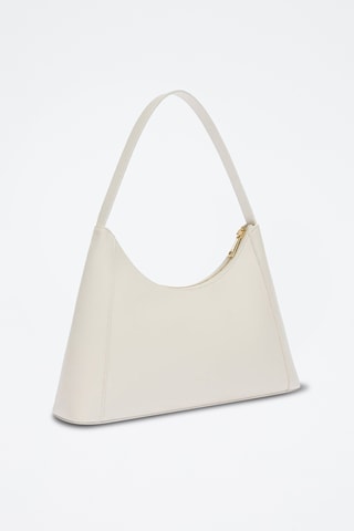 Leren Handtas Diamante - Ecru