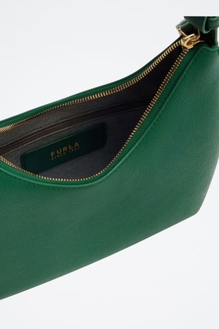 Leren Handtas Goccia - Donkergroen