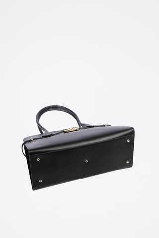 Leren Handtas Goccia - Zwart