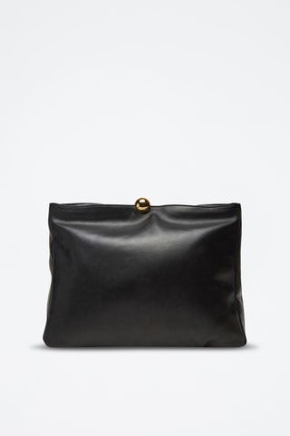 Leren Clutch Sfera - Zwart