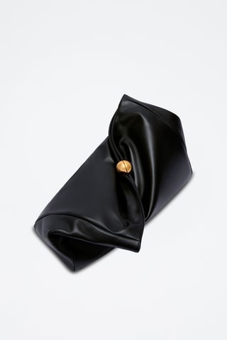 Leren Clutch Sfera - Zwart