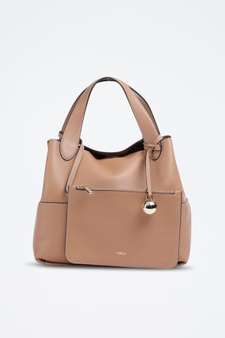 Handtas en Leren Clutch Primrose - Lichtbruin