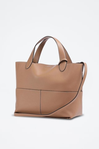 Handtas en Leren Clutch Primrose - Lichtbruin