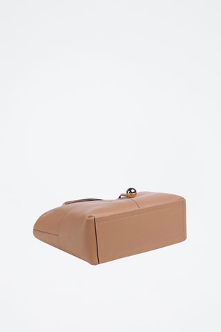 Handtas en Leren Clutch Primrose - Lichtbruin