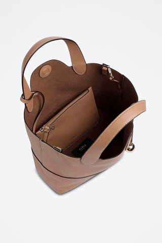 Handtas en Leren Clutch Primrose - Lichtbruin
