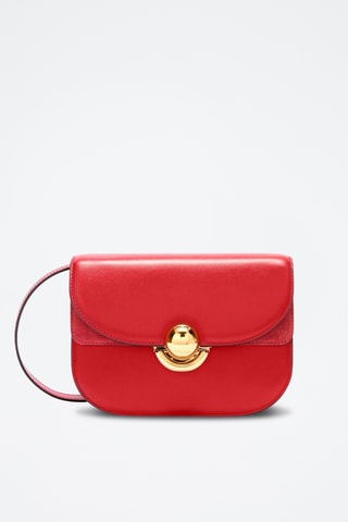 Leren Schoudertas Mini Sfera - Rood