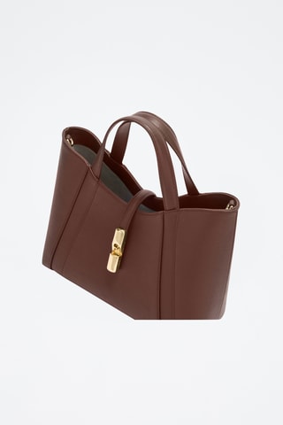 Leren Handtas Drop - Bruin
