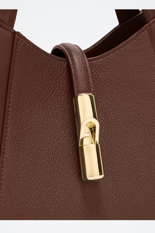 Leren Handtas Drop - Bruin