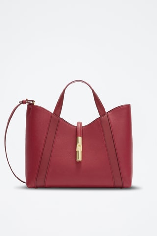 Leren Handtas Goccia - Rood