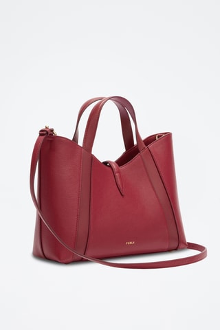 Leren Handtas Goccia - Rood