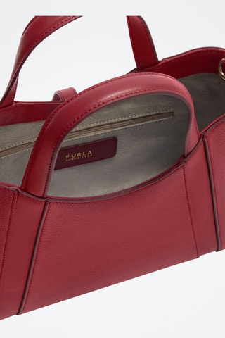 Leren Handtas Goccia - Rood