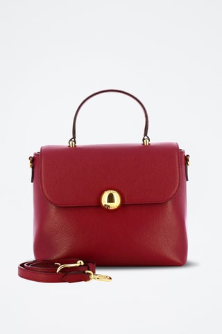 Leren Handtas Moonlight - Rood