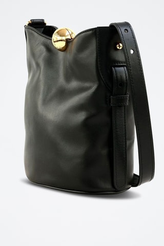 Leren buideltas Sfera Soft Mini Bucket - Zwart