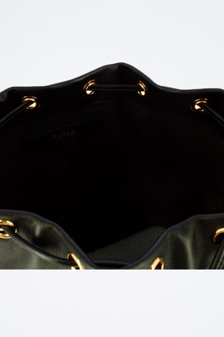 Leren buideltas Sfera Soft Mini - Zwart