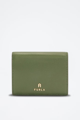 Leren Portefeuille Camélia S - Olijfgroen