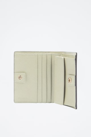 Leren Portefeuille Camélia S - Olijfgroen