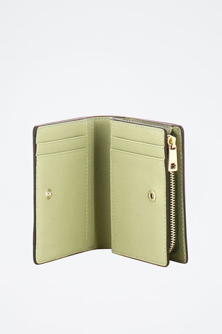 Leren Portefeuille Camélia S - Olijfgroen