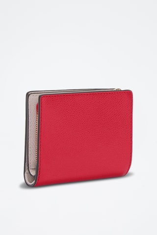 Leren Portefeuille Camélia S - Rood