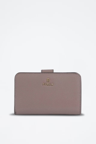 Leren Portefeuille Camélia M - Grijs