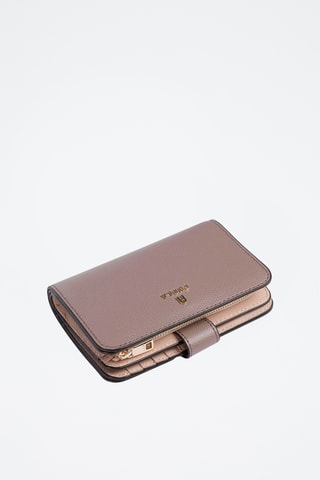 Leren Portefeuille Camélia M - Grijs