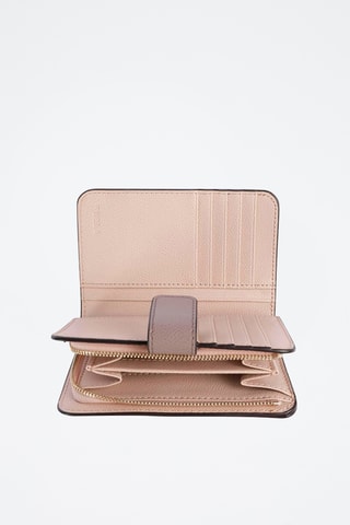 Leren Portefeuille Camélia M - Grijs