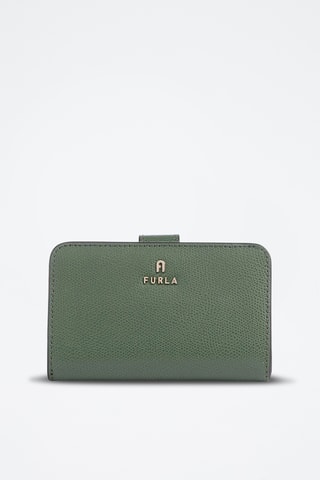 Leren Portefeuille Camélia M - Olijfgroen