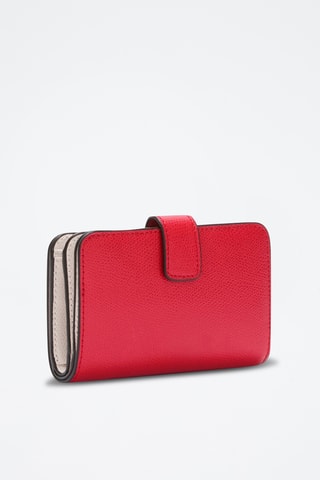 Leren Portefeuille Camélia M - Rood