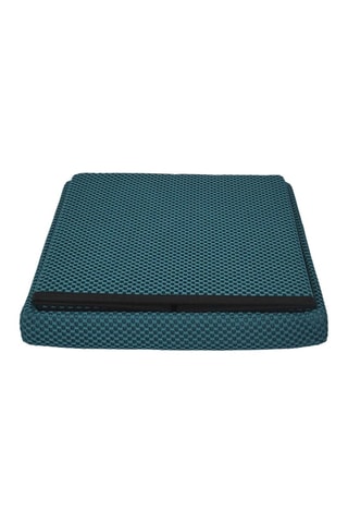 Opbergpoef Atome - Pauwblauw - Polyester 