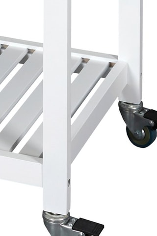 Houten Roltafel Wit