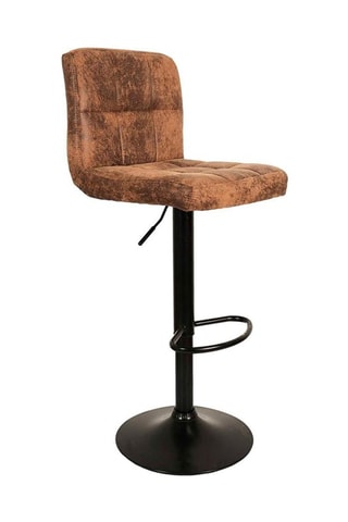 2 Barstoelen Downtown Bruin en Zwart
