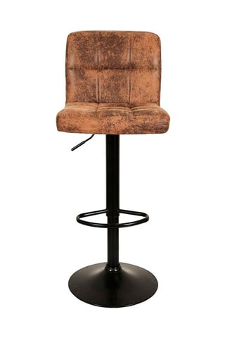 2 Barstoelen Downtown Bruin en Zwart