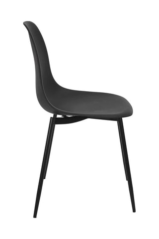 6 Stoelen Gustav - Zwart