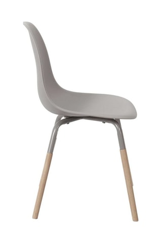 2 Stoelen Phenix - Taupe en Bruin