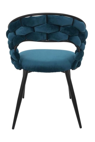 2 Stoelen - Pauwblauw