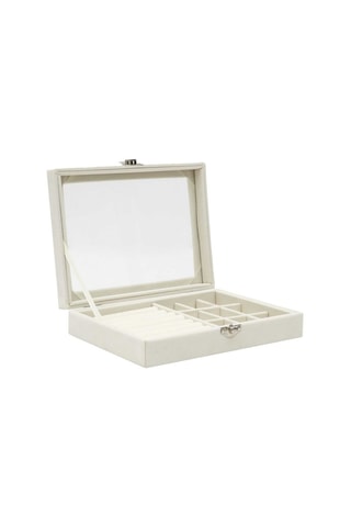 Houten Sieradenkistje - 20 cm - Wit
