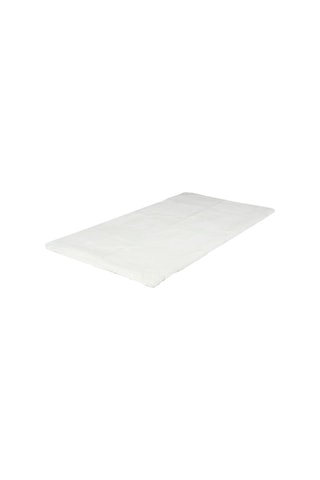 Vloerkleed van Imitatiebont 110 x 60 cm - Ecru