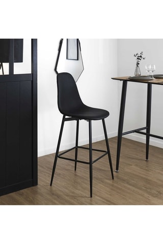 2 BarStoelen - Zwart