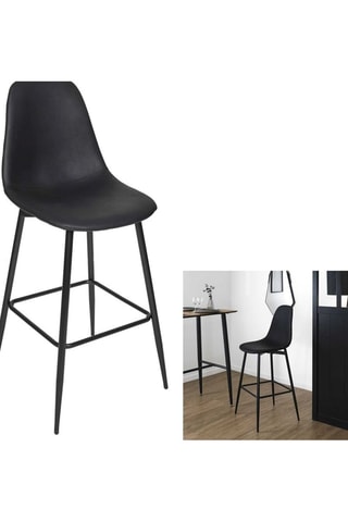 2 BarStoelen - Zwart