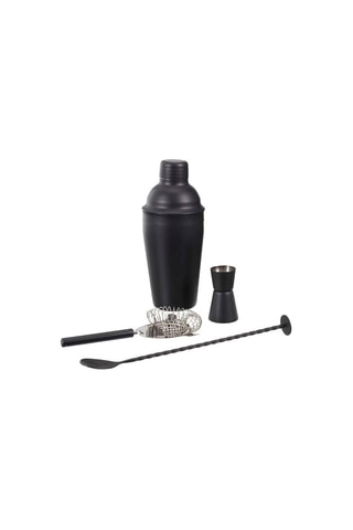 Set 4 Roestvrijstalen Cocktailaccessoires