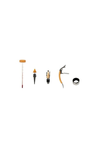 Bamboe Sommelierset 5 accessoires