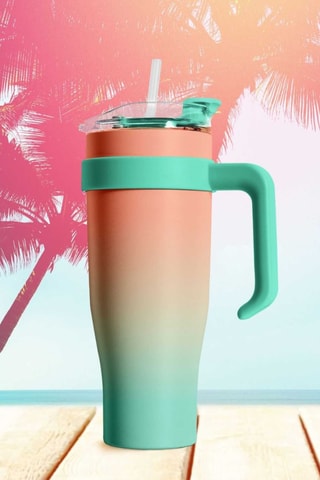 Roestvrijstalen Reismok Miami Tie and Dye - 1200 cl - Willekeurig Model