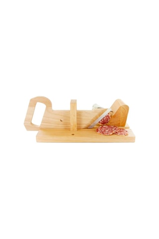 Houten Vleeswarensnijder 28,5 x 17 x 11,8 cm