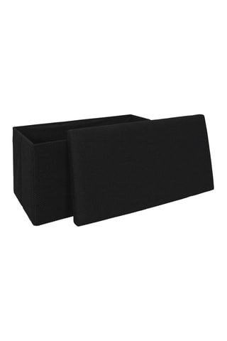 Opbergbank - Zwart - Polyester