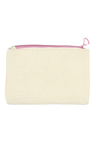 Clutch - Ecru en Roze