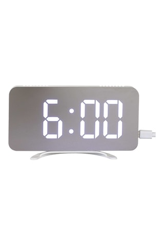 LED-wekker - 16 x 1 x 8 cm 