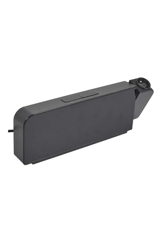 Digitale LED-wekker - 20 x 6 x 2 cm - Zwart