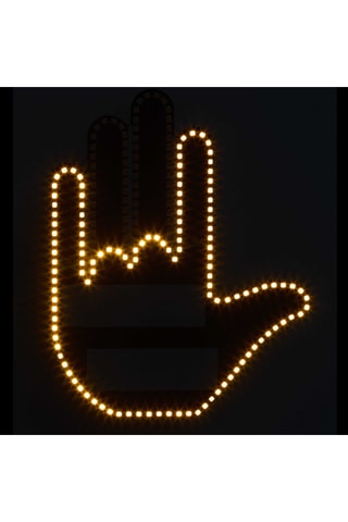 LED-handbord - Zwart