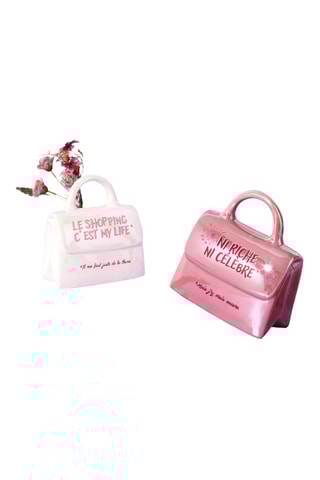 Keramische Spaarpot - Roze - 15 x 16 x 8 cm