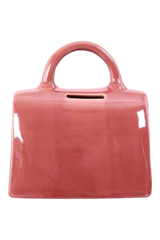 Keramische Spaarpot - Roze - 15 x 16 x 8 cm